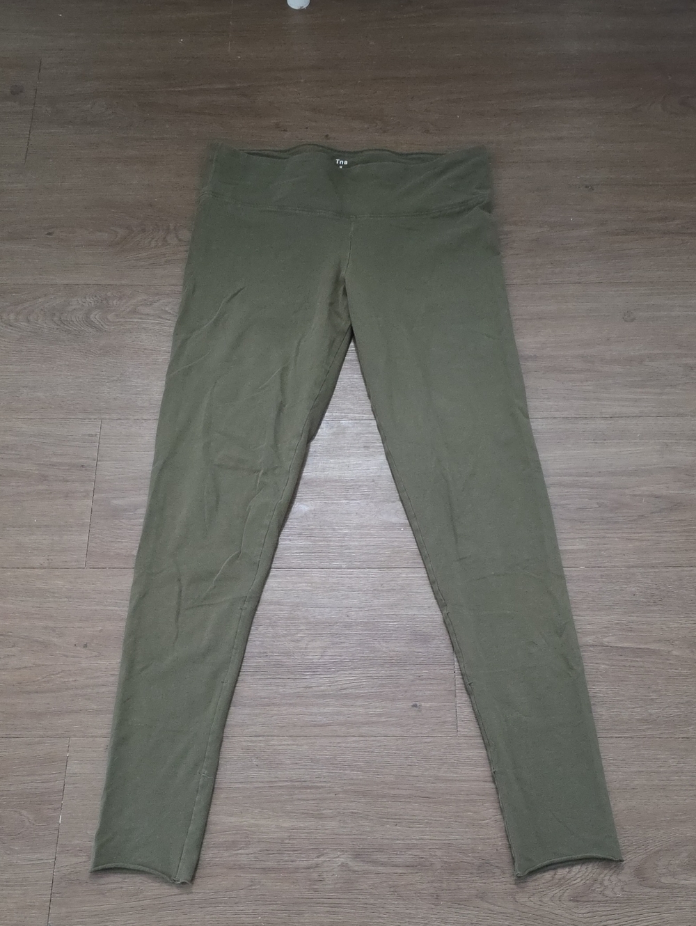 TNA Olive Green High-Waist Leggings